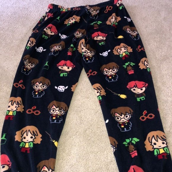 Wizarding World Harry Potter Pajama Bottoms Pants Small 4-6 - Picture 11 of 11
